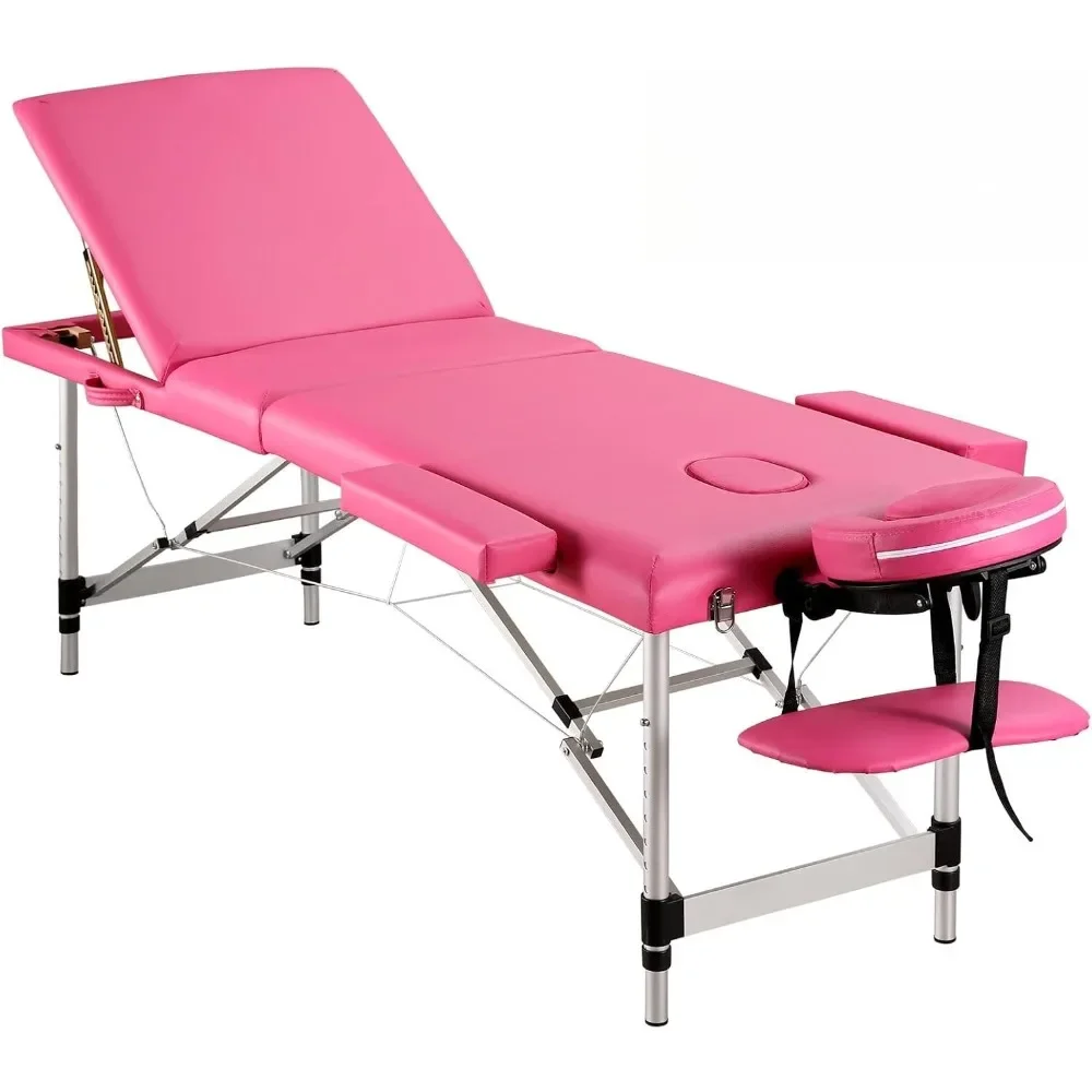 Professional Massage Table - 82" Height Adjustable, 3-Fold for Spa/Salon Use
Professional Massage Table - 82" Height Adjustable, 3-Fold for Spa/Salon Use