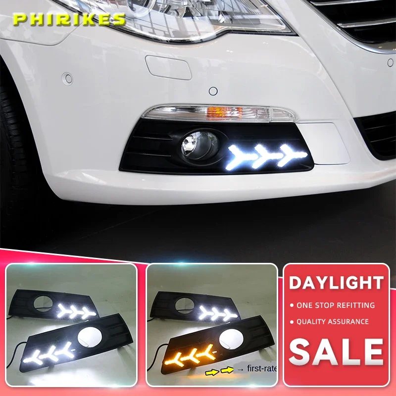 2PCS Car light For VW PASSAT CC 2009 2010 2011 2012 2013 LED DRL Daytime running lights with fog lamp cover
2PCS Car light For VW PASSAT CC 2009 2010 2011 2012 2013 LED DRL Daytime running lights with fog lamp cover