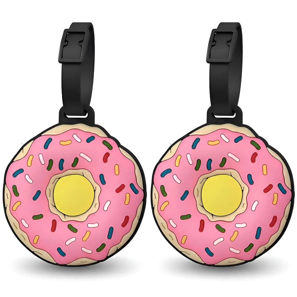 Free ShippingDonut Silicone Luggage Tags 2 Pack – Cute Cartoon Travel ID Labels with Name Card & Durable Strap, Fun Bag Identifi
Free ShippingDonut Silicone Luggage Tags 2 Pack – Cute Cartoon Travel ID Labels with Name Card & Durable Strap, Fun Bag Identifi
