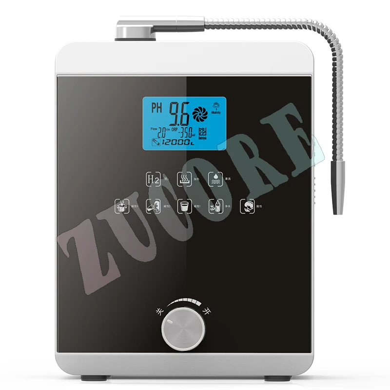 Hight Quality Water Ionizer Generator Machine Produces pH 3-11.0 Alkaline Acid Water Filter -800mV ORP Auto-Cleaning LCD Touch
Hight Quality Water Ionizer Generator Machine Produces pH 3-11.0 Alkaline Acid Water Filter -800mV ORP Auto-Cleaning LCD Touch