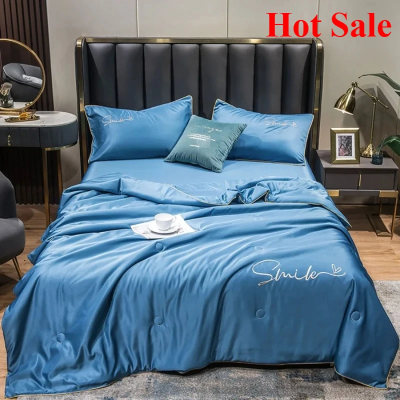 2025 new Summer Cool Quilt Silk Breathable Quilts Air Conditioning Cool Blanket Bedspreads for Double Bed Bedding Pillowcase
2025 new Summer Cool Quilt Silk Breathable Quilts Air Conditioning Cool Blanket Bedspreads for Double Bed Bedding Pillowcase