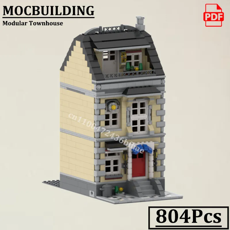 Modular Townhouse Shelf Decor Display Home House City Street View MOCBUILDING Creative Blocks Construction Bricks Toys Gift
Modular Townhouse Shelf Decor Display Home House City Street View MOCBUILDING Creative Blocks Construction Bricks Toys Gift