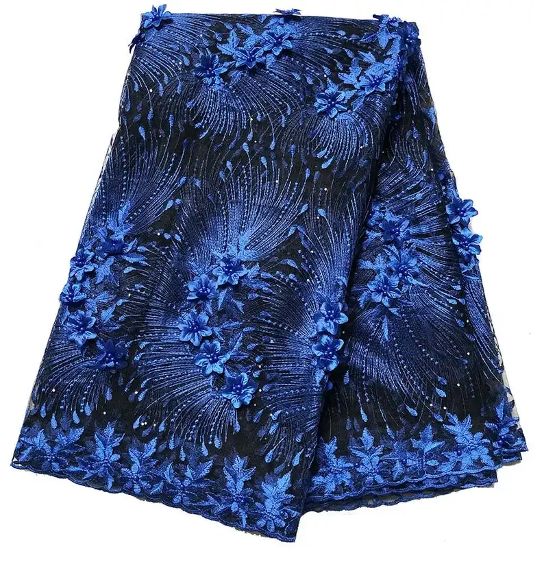5 Yards African Lace Fabric, Heavy Beaded 3D Flower Mesh Tulle for Girl Dress,Prom Dress, bride dress, Evening Dress, Couture
5 Yards African Lace Fabric, Heavy Beaded 3D Flower Mesh Tulle for Girl Dress,Prom Dress, bride dress, Evening Dress, Couture