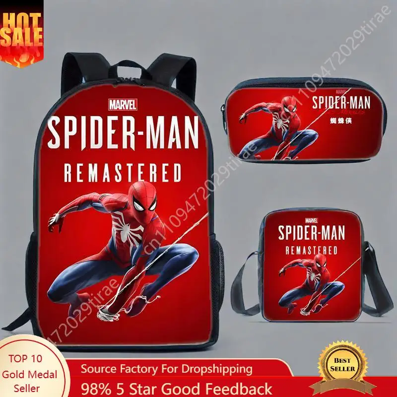 Marvel Spider Man School Bag Backpack Cartoon High Quality 3D Stereo Pattern Backpack Christma Birthday Gift Cosplay Accessories
Marvel Spider Man School Bag Backpack Cartoon High Quality 3D Stereo Pattern Backpack Christma Birthday Gift Cosplay Accessories
