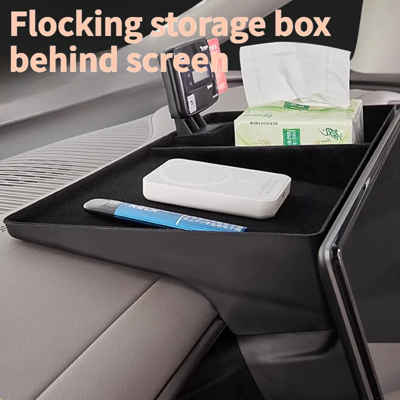 For Denza D9 center screen rear flocking storage box large capacity ETC tissue storage storage modification supplies
For Denza D9 center screen rear flocking storage box large capacity ETC tissue storage storage modification supplies