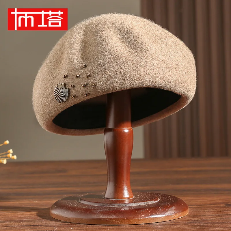 Women's 100% Wool Beret | French Audrey Style Newsboy Cap | Structured Classic Elegant
Women's 100% Wool Beret | French Audrey Style Newsboy Cap | Structured Classic Elegant