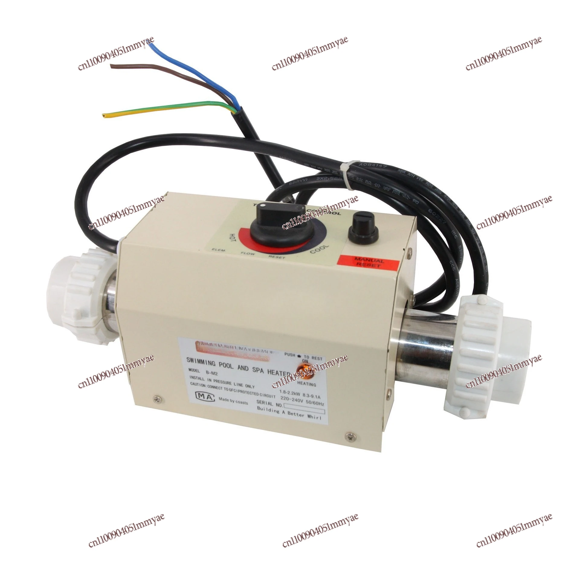 Swimming Pool Automatic Constant Temperature Electric Heater Jacuzzi 3KW Low Power Constant Temperature Heater Equipment
Swimming Pool Automatic Constant Temperature Electric Heater Jacuzzi 3KW Low Power Constant Temperature Heater Equipment