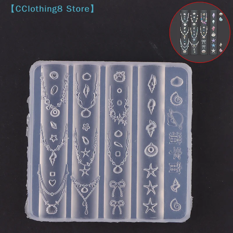 Shell Chains Silicone Nail Mold Flower Nail Decorations Nails DIY Design High Quality Stereoscopic Stamping Plate Art【AliS8】
Shell Chains Silicone Nail Mold Flower Nail Decorations Nails DIY Design High Quality Stereoscopic Stamping Plate Art【AliS8】