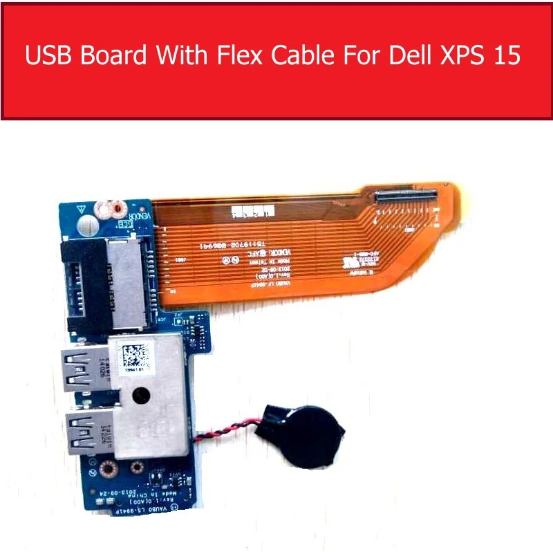 Плата USB с кабелем для DELL XPS 15 XPS15 9530 M3800, плата зарядного устройства для LF-9941P, vobo LS-9941P, 007DF4, 07DF4, ремонт
Плата USB с кабелем для DELL XPS 15 XPS15 9530 M3800, плата зарядного устройства для LF-9941P, vobo LS-9941P, 007DF4, 07DF4, ремонт
