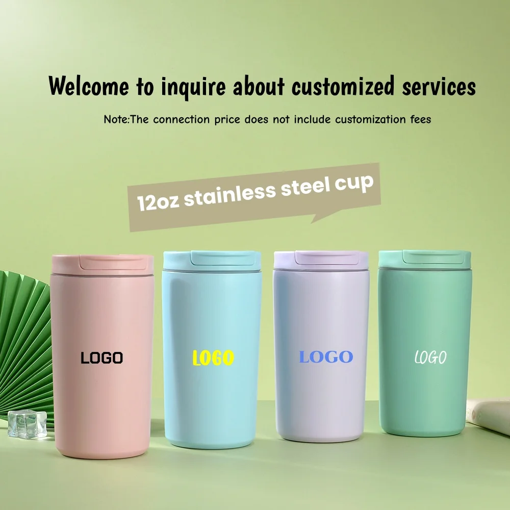 12OZ Travel Stainless Steel Coffee Cup Thermal Mug Leak-Proof Thermos Bottle Water Vacuum Flask Insulated Cup,Customizable
12OZ Travel Stainless Steel Coffee Cup Thermal Mug Leak-Proof Thermos Bottle Water Vacuum Flask Insulated Cup,Customizable