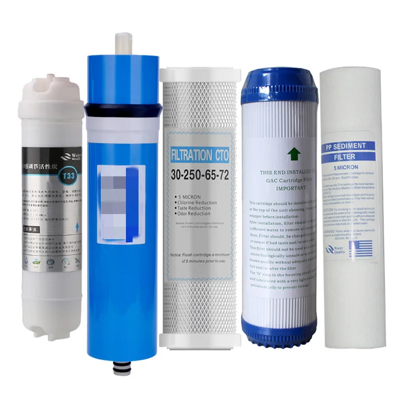PP Cotton Filter T33 Activated Carbon Water Filter Cartridge Reverse Osmosis Membrane Ro Filter Water Purifier Parts Replacement
PP Cotton Filter T33 Activated Carbon Water Filter Cartridge Reverse Osmosis Membrane Ro Filter Water Purifier Parts Replacement