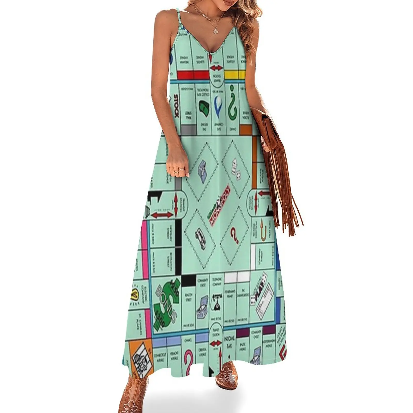 Monolopy Board Game Design Sleeveless Dress dresses for womens evening dress elegant party dress for women 2025
Monolopy Board Game Design Sleeveless Dress dresses for womens evening dress elegant party dress for women 2025