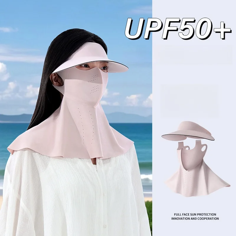 Summer Full Face Sunscreen Mask Female Ice Silk Breathable Neck Protective Detachable Sun Shading Sunscreen Hat UPF50+
Summer Full Face Sunscreen Mask Female Ice Silk Breathable Neck Protective Detachable Sun Shading Sunscreen Hat UPF50+