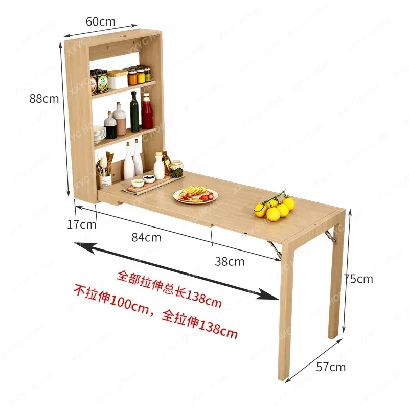 LJYFolding table dining table Household small apartment Multifunctional that does not take up space Invisible foldable
LJYFolding table dining table Household small apartment Multifunctional that does not take up space Invisible foldable