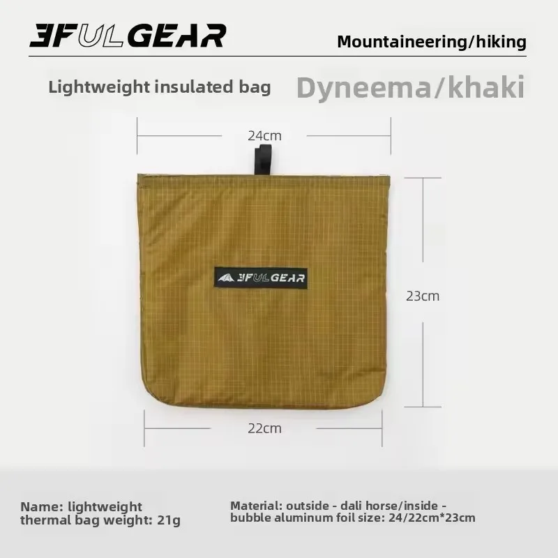 3F ULGEAR UHWMPE Outdoor Camping Thermal Insulation Bag Ultralight Aluminum Foil Insulated Thermal Bag Tyvek Pouch Hiking Picnic
3F ULGEAR UHWMPE Outdoor Camping Thermal Insulation Bag Ultralight Aluminum Foil Insulated Thermal Bag Tyvek Pouch Hiking Picnic