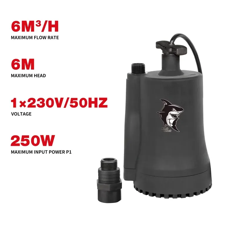 Submersible Utility Pump High Water Flow Rate Water Transfer Submersible Pump for Basements
Submersible Utility Pump High Water Flow Rate Water Transfer Submersible Pump for Basements