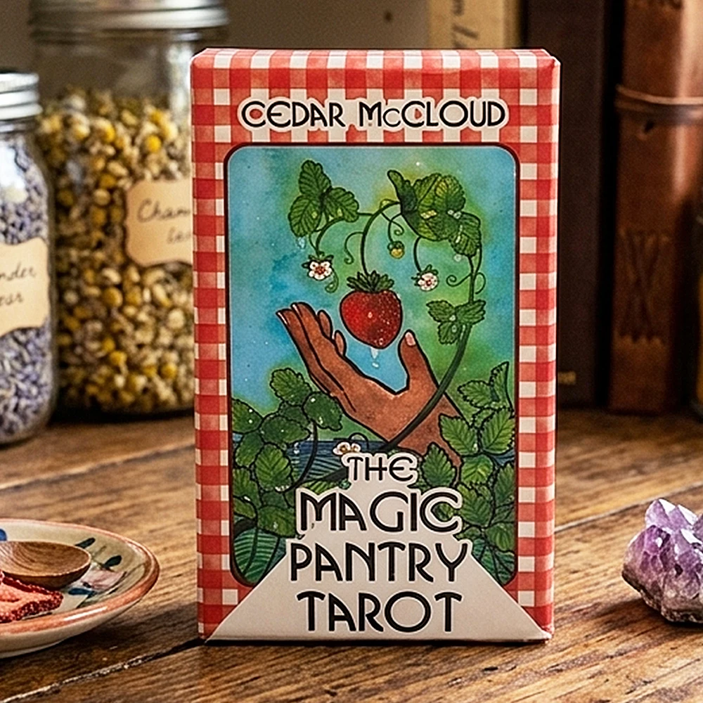 The Magic Pantry Tarot Deck Food-Themed Watercolor Tarot Cards for Home Cooks & Foodies, 12*7cm Double-embossed Cardstock
The Magic Pantry Tarot Deck Food-Themed Watercolor Tarot Cards for Home Cooks & Foodies, 12*7cm Double-embossed Cardstock