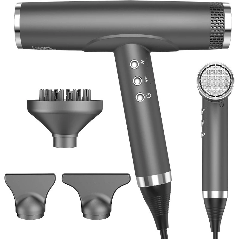 Professional Ionic Hair Dryer with Diffuser - Lightweight, Compact, Powerful & Fast Salon Blow Dryer with High Speed B
Professional Ionic Hair Dryer with Diffuser - Lightweight, Compact, Powerful & Fast Salon Blow Dryer with High Speed B