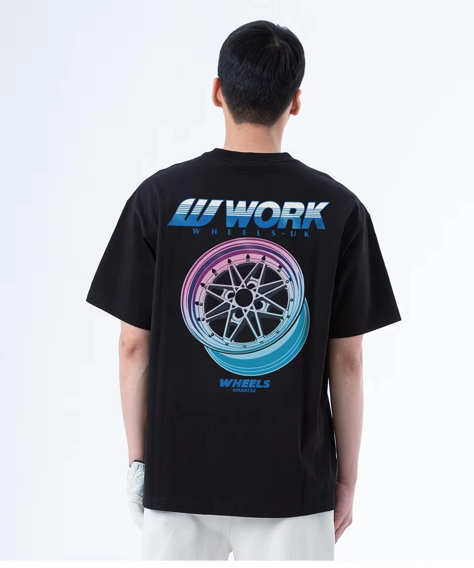 2025 new WORK wheels short sleeve Japanese JDM modified car style forged wheels heavy cotton round neck loose T-shirt men
2025 new WORK wheels short sleeve Japanese JDM modified car style forged wheels heavy cotton round neck loose T-shirt men
