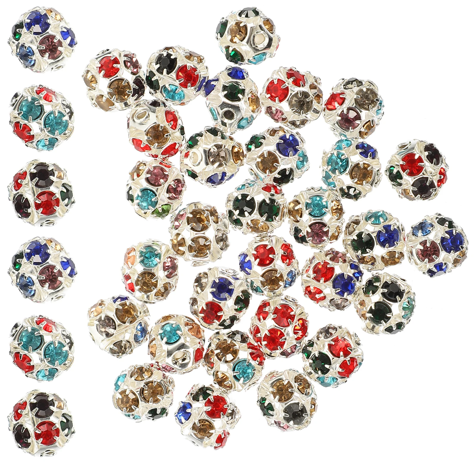 90pcs Ball Bracelet Diy Jewelry Making Beads Rhinestone Jewelry Spacer Loose Necklace Making Supplies Decorative Beads
90pcs Ball Bracelet Diy Jewelry Making Beads Rhinestone Jewelry Spacer Loose Necklace Making Supplies Decorative Beads