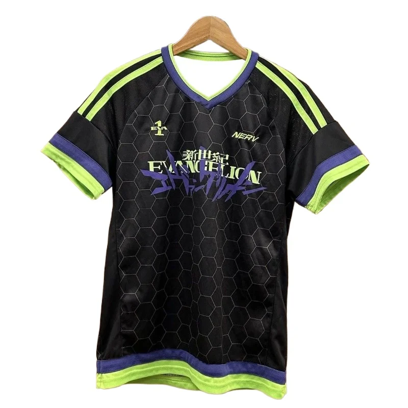 Neon Genesis Evangelion T-shirt Men's Adult Black Green Purple Hexagonal Pattern Quick Drying Leisure Anime Fan T-shirt
Neon Genesis Evangelion T-shirt Men's Adult Black Green Purple Hexagonal Pattern Quick Drying Leisure Anime Fan T-shirt