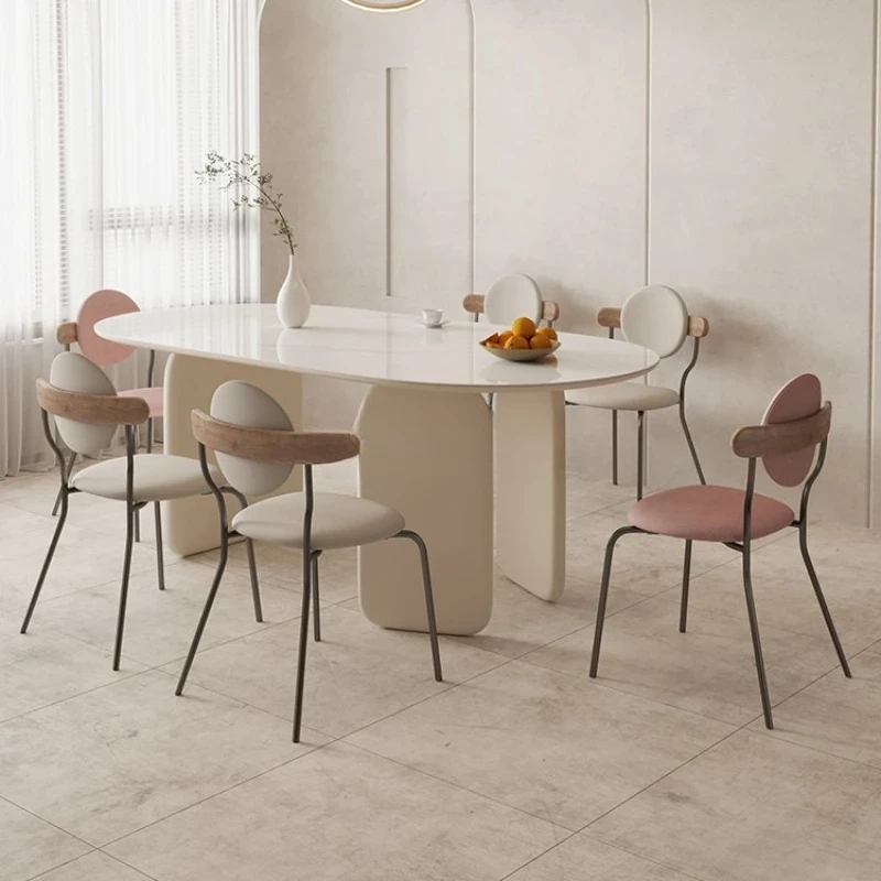 Pure White Stone Plate Dining Table Simple High-End Bright Light Plate Rock Dining Table
Pure White Stone Plate Dining Table Simple High-End Bright Light Plate Rock Dining Table