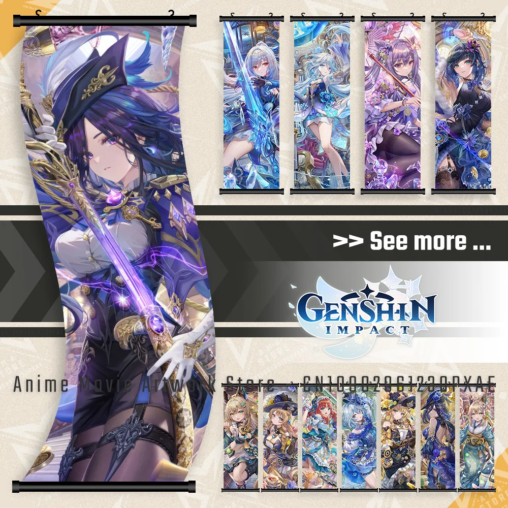 Genshin Impact Game Home Decoration Hd Prints Poster Scrolls Pictures Raiden Shogun Wall Artwork Canvas Painting For Living Room
Genshin Impact Game Home Decoration Hd Prints Poster Scrolls Pictures Raiden Shogun Wall Artwork Canvas Painting For Living Room