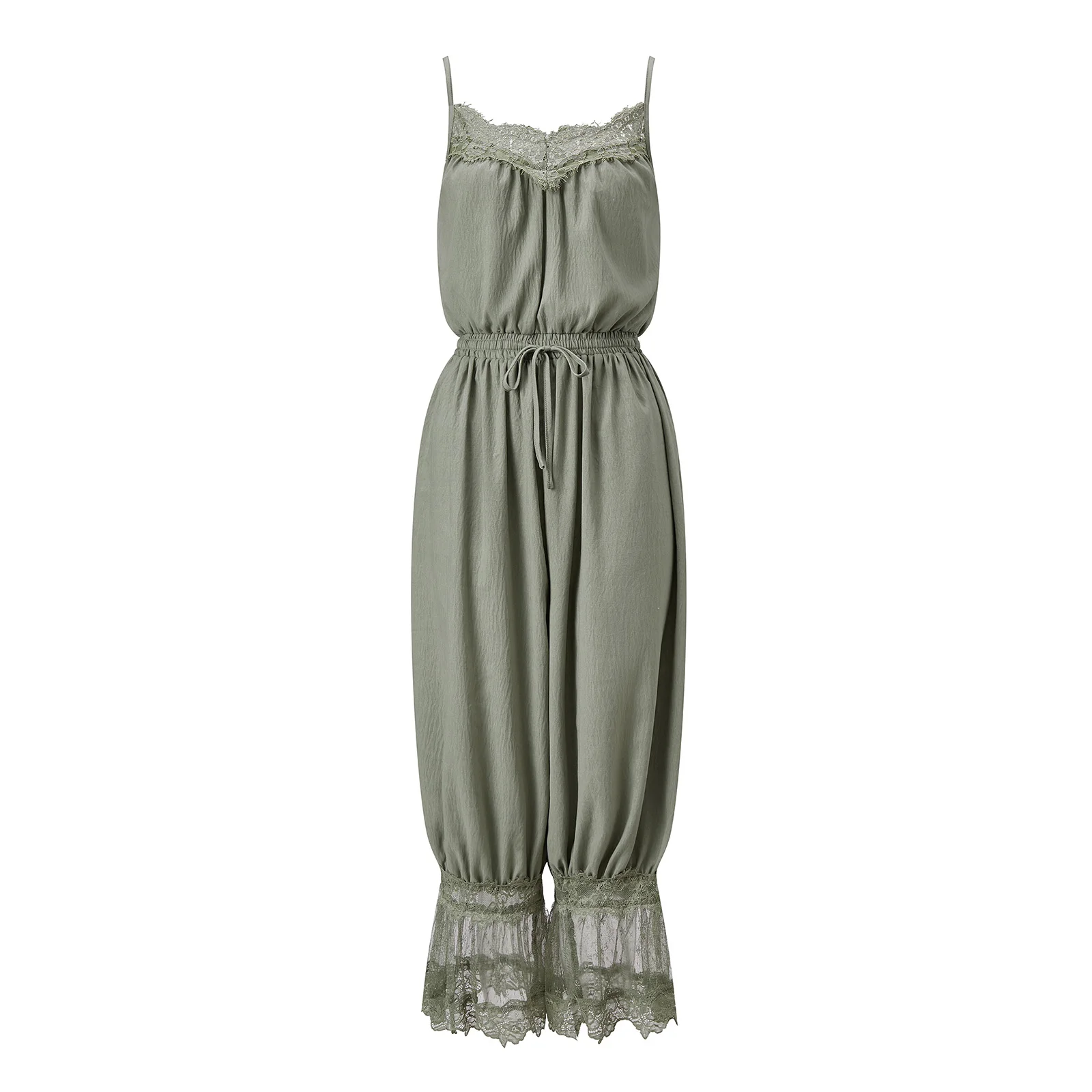 V Neck Sleeveless Jumpsuit V Summer Patchwork Drawstring Lace-Patchwork-Drawstring Sleeveless Spaghetti Strap Summer Jumpsuit V
V Neck Sleeveless Jumpsuit V Summer Patchwork Drawstring Lace-Patchwork-Drawstring Sleeveless Spaghetti Strap Summer Jumpsuit V