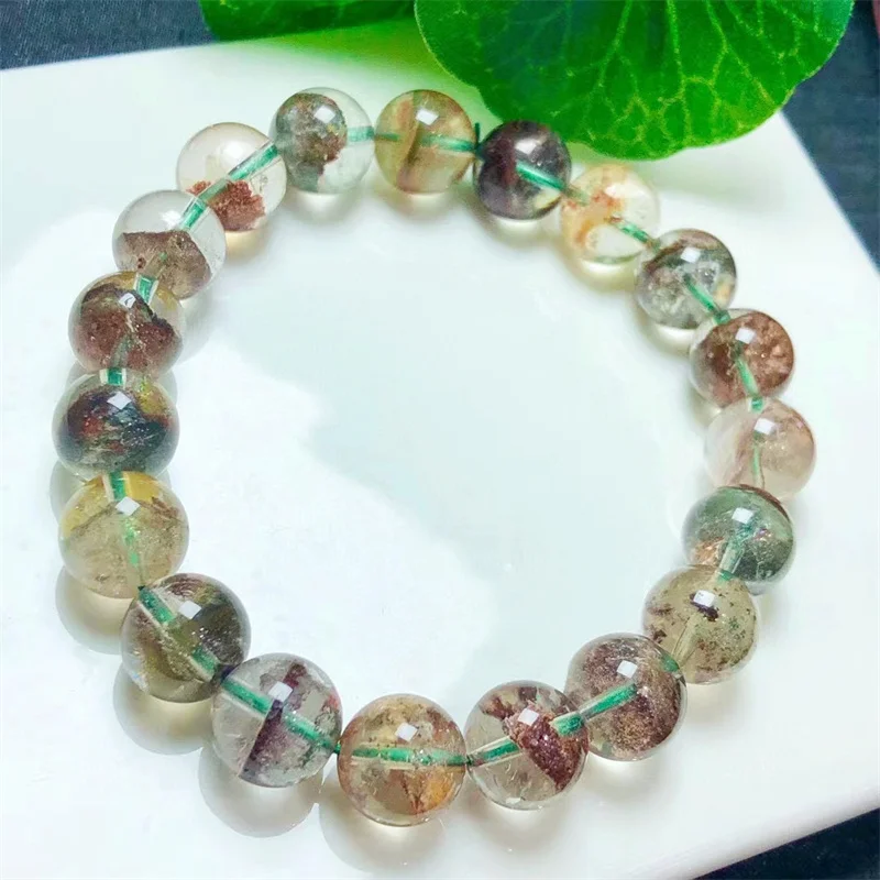 Natural colored garden quartz Bracelet Healing Handmade Women Jewelry Stretch Bangle Children Birthday Gift 1pcs 7/10MM
Natural colored garden quartz Bracelet Healing Handmade Women Jewelry Stretch Bangle Children Birthday Gift 1pcs 7/10MM