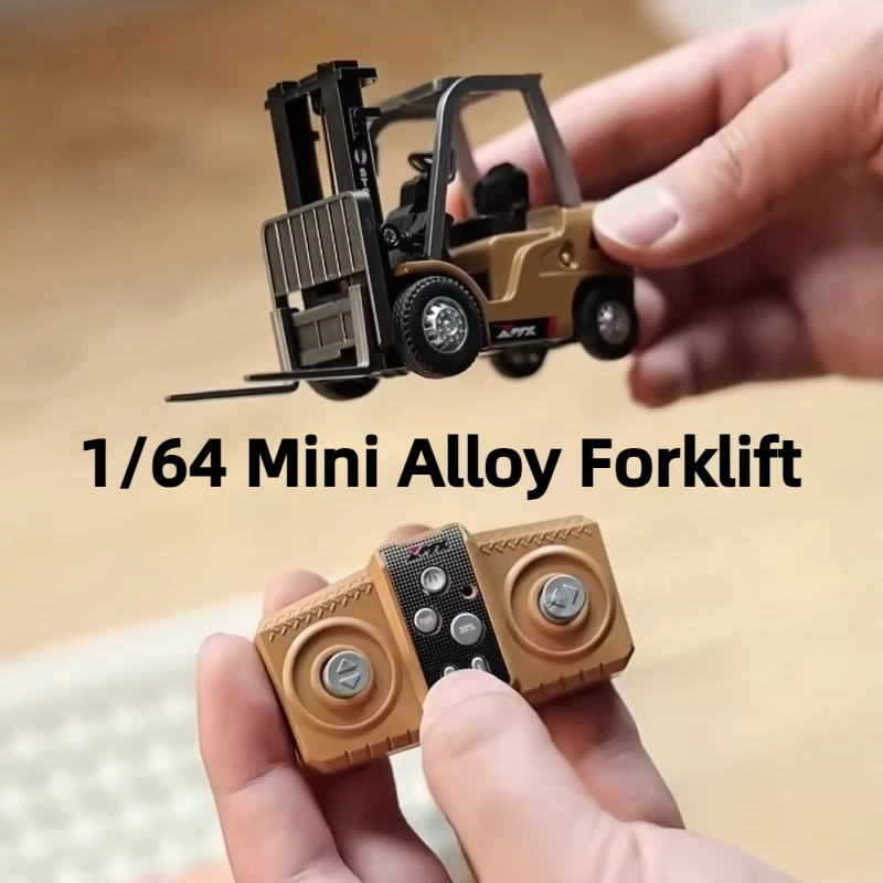 1/64 Mini Alloy RC Forklift Truck Remote Control Construction Vehicle Toy Diecast Car Model Gift for Boys Kids Birthday Present
1/64 Mini Alloy RC Forklift Truck Remote Control Construction Vehicle Toy Diecast Car Model Gift for Boys Kids Birthday Present