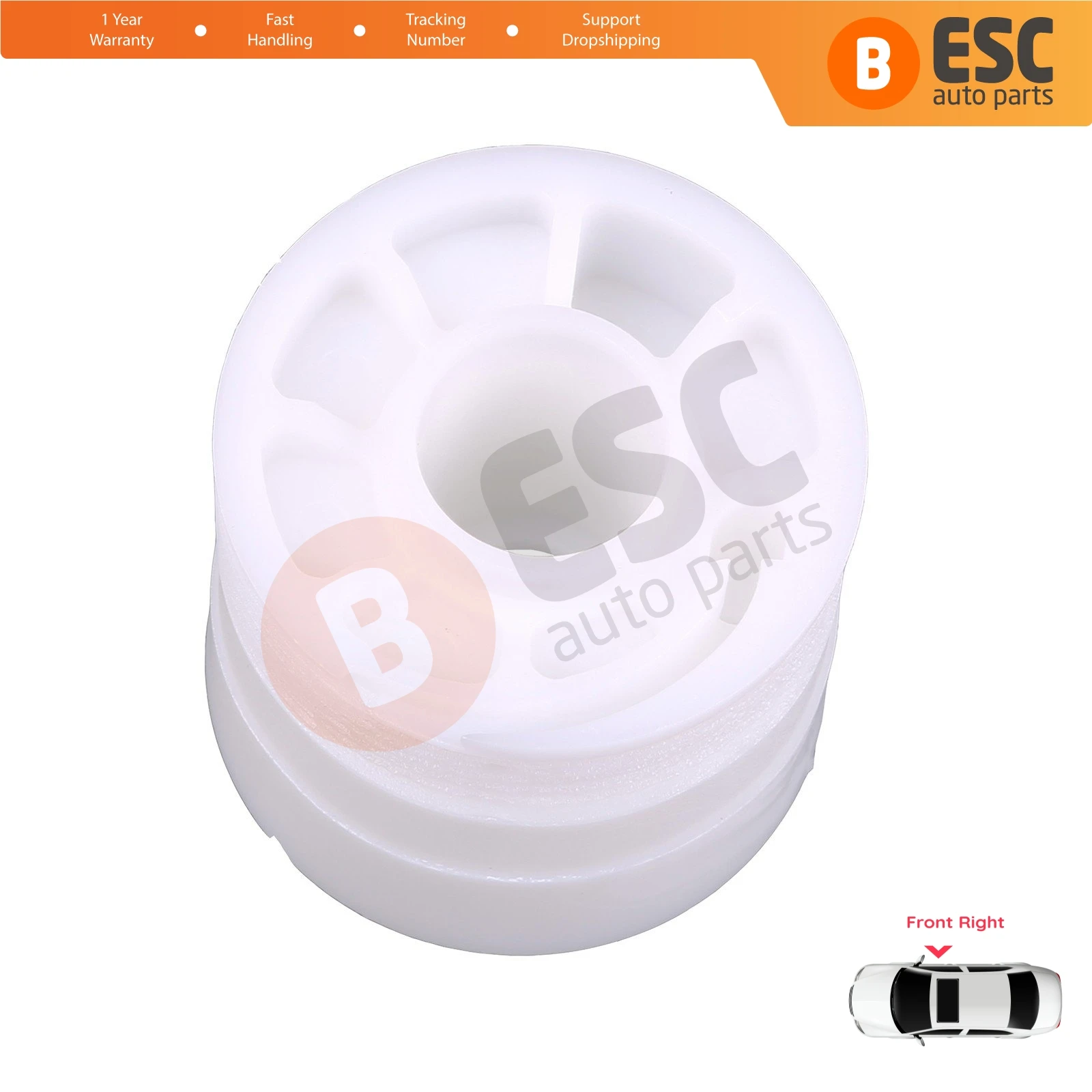 EWR118 Power Window Regulator Roller Wheel Pulley Gear Front Right for VW Transporter T5 Caravelle Multivan 2003-2015 7H0837754
EWR118 Power Window Regulator Roller Wheel Pulley Gear Front Right for VW Transporter T5 Caravelle Multivan 2003-2015 7H0837754