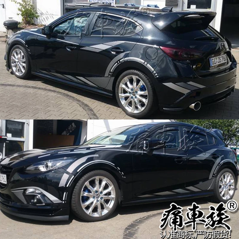Новинка, индивидуальная Автомобильная наклейка для Mazda 3 Axela, корпус, Внешнее украшение, модные спортивные гоночные виниловые наклейки, аксессуары
Новинка, индивидуальная Автомобильная наклейка для Mazda 3 Axela, корпус, Внешнее украшение, модные спортивные гоночные виниловые наклейки, аксессуары