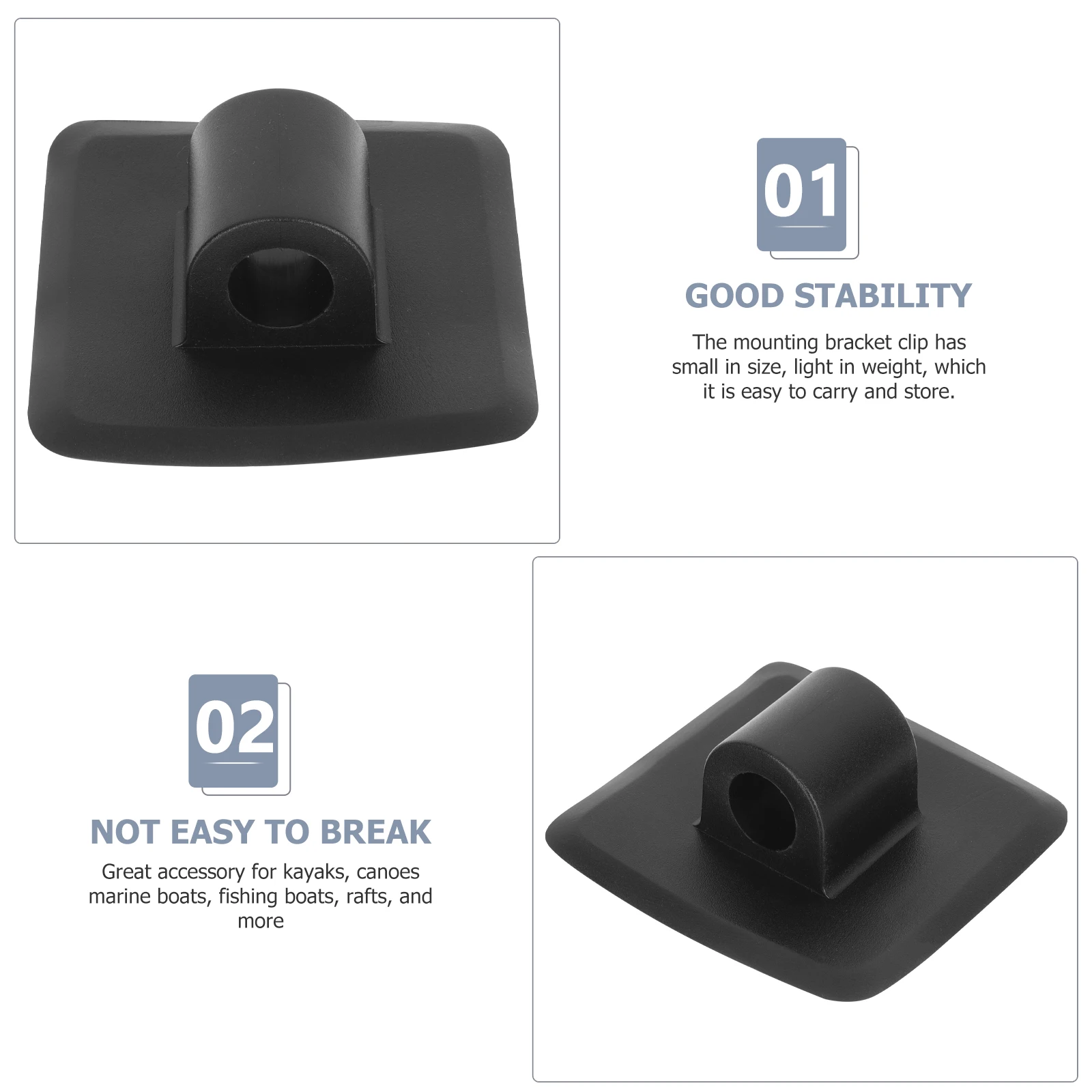 2pcs Kayak Mount Bracket Durable Holder Inflatable Boat Canoe Rubber Dinghy Marine Kayak Motor Stand Holder Accessories
2pcs Kayak Mount Bracket Durable Holder Inflatable Boat Canoe Rubber Dinghy Marine Kayak Motor Stand Holder Accessories