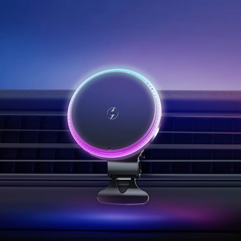 OSSKY M2PRO Phone Holder Colorful Lights Magnetic Car Wireless Charger Portable Chargers for Car Supplies For iPhone 12 13
OSSKY M2PRO Phone Holder Colorful Lights Magnetic Car Wireless Charger Portable Chargers for Car Supplies For iPhone 12 13