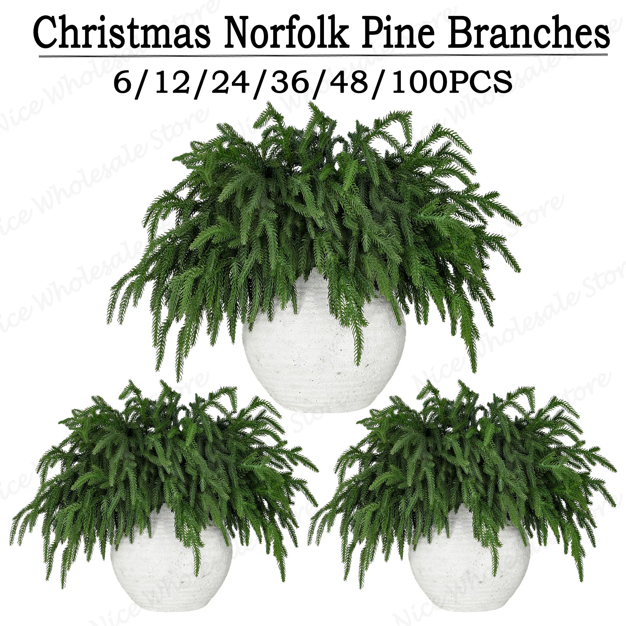 18/24 дюйма Рождественские сосновые ветки Norfolk, искусственные рождественские стебли, зелень, стебель, настоящая сенсорная зелень, сосновые ветки «сделай сам», домашний декор
18/24 дюйма Рождественские сосновые ветки Norfolk, искусственные рождественские стебли, зелень, стебель, настоящая сенсорная зелень, сосновые ветки «сделай сам», домашний декор
