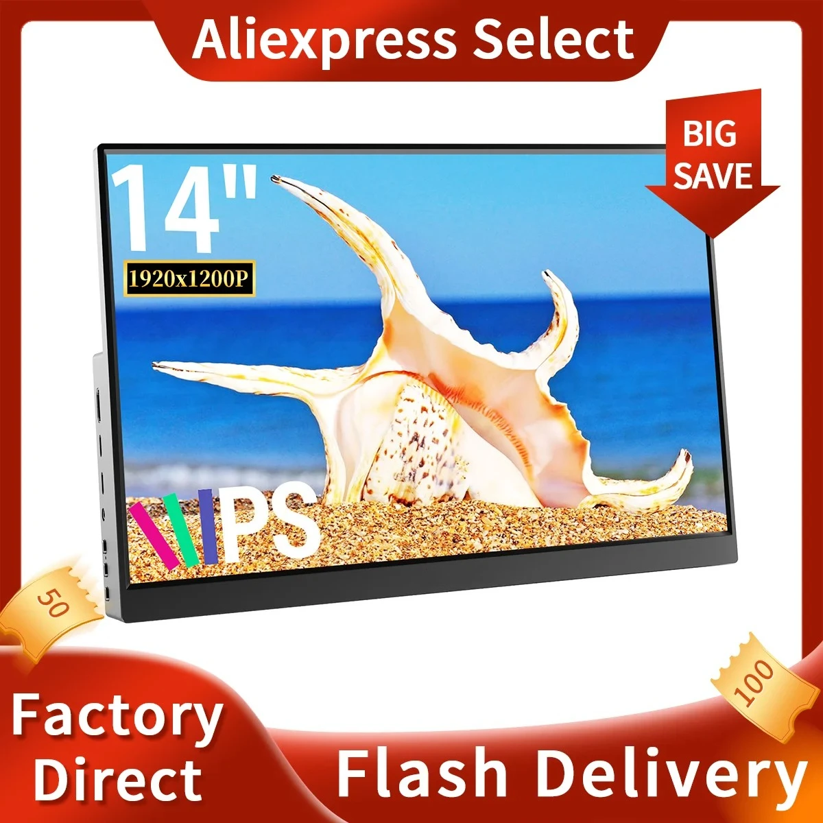 14-inch 1920*1200 Portable Travel Display for Laptop Computer XBox TV Box Cell Phone PC Extension Mobile Laptop
14-inch 1920*1200 Portable Travel Display for Laptop Computer XBox TV Box Cell Phone PC Extension Mobile Laptop