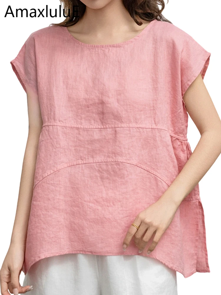 Amax LuluE Japanese Design Vintage Soild Shirts Females 2026 Fashion Classic O Neck Blouses Womens Summer Leisure Elegant Tops
Amax LuluE Japanese Design Vintage Soild Shirts Females 2026 Fashion Classic O Neck Blouses Womens Summer Leisure Elegant Tops