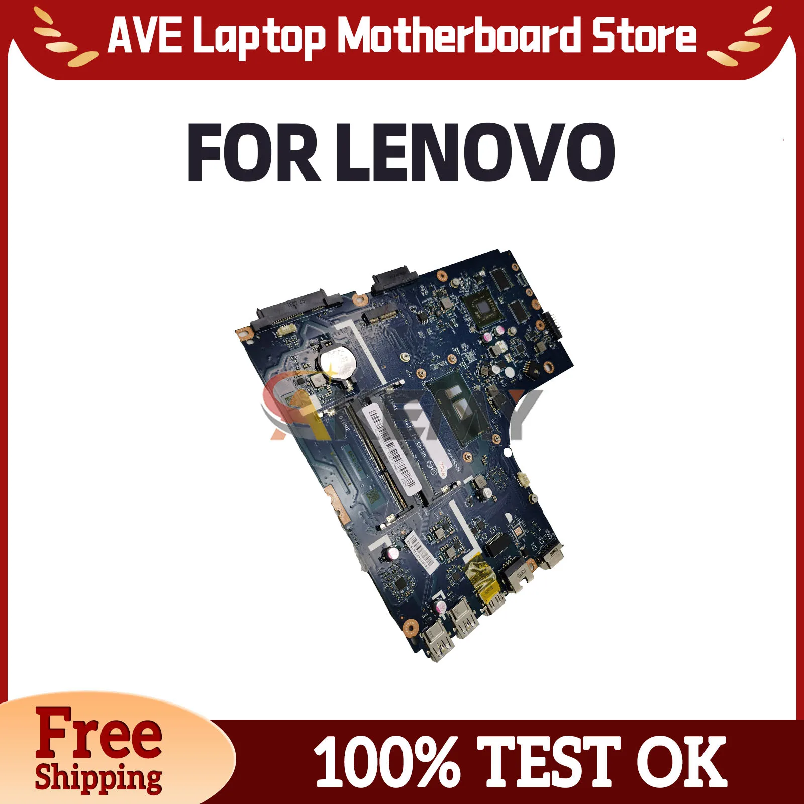 LA-D101P Motherboard For LENOVO Ideapad B41-80 E41-80 Laptop Mainboard i3 i5 i7 6th Gen V2G Fully Tested
LA-D101P Motherboard For LENOVO Ideapad B41-80 E41-80 Laptop Mainboard i3 i5 i7 6th Gen V2G Fully Tested
