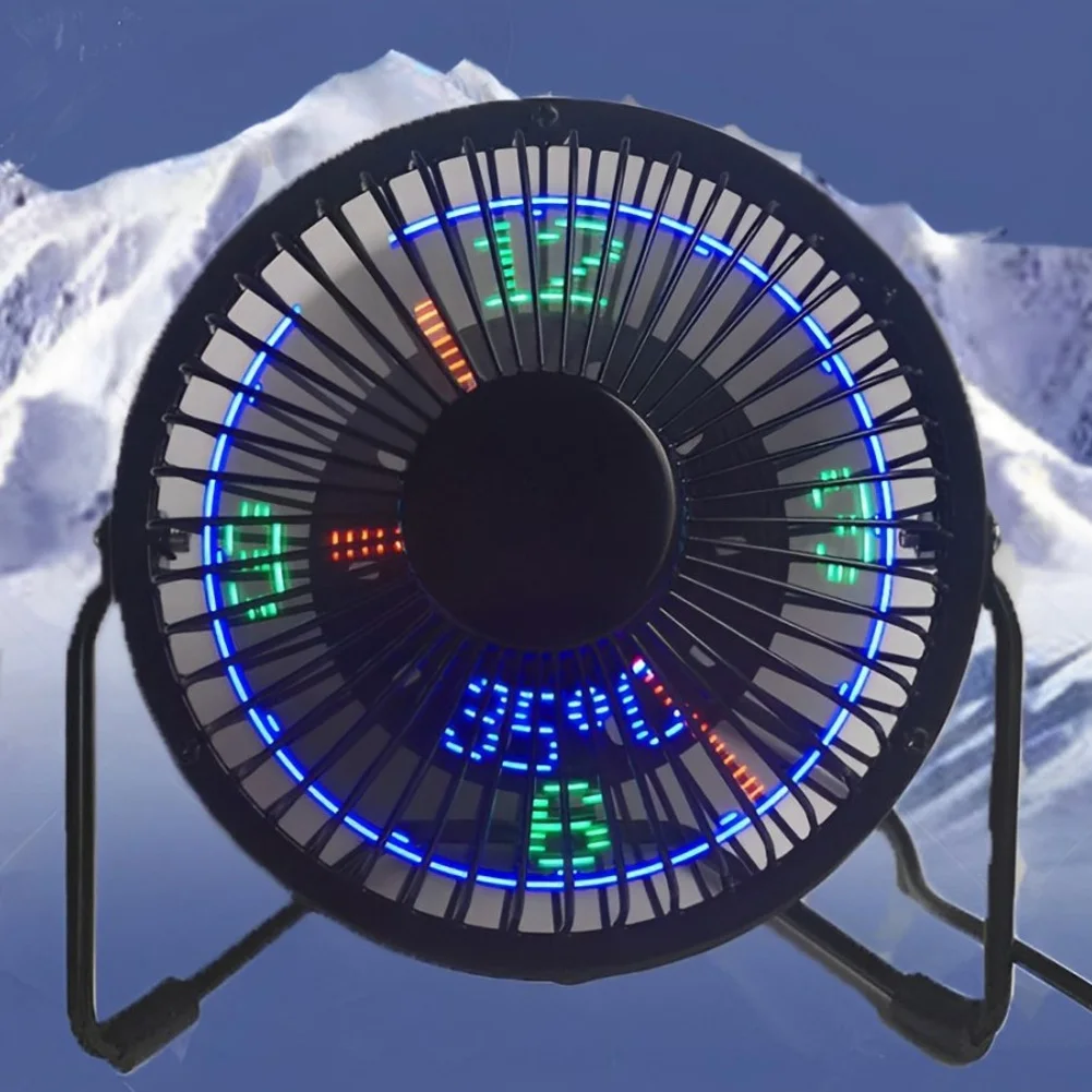 USB-вентилятор с часами и отображением температуры в реальном времени, вращение на 360°, мини-USB LED-вентилятор с часами, портативный настольный вентилятор для дома и офиса
USB-вентилятор с часами и отображением температуры в реальном времени, вращение на 360°, мини-USB LED-вентилятор с часами, портативный настольный вентилятор для дома и офиса