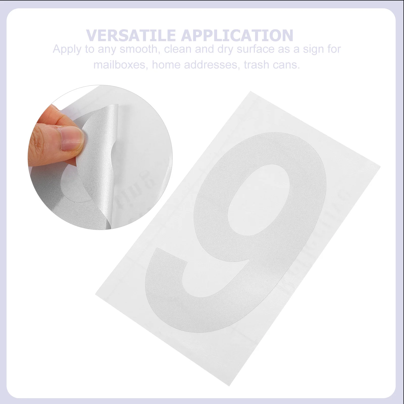 Versatile Number Stickers 10 Sheets Large Adhesive Decals for Mailbox Vehicles Bicycles Number Stickers Adhesive Numbers 
Versatile Number Stickers 10 Sheets Large Adhesive Decals for Mailbox Vehicles Bicycles Number Stickers Adhesive Numbers