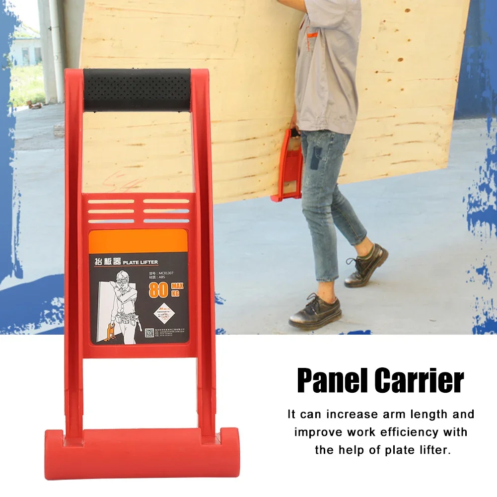 80Kg ABS Panel Lifter Board Carrier Plate Plywood Loader with Skid Proof Handle Gypsum Board Carrier Panel Panel Carrier
80Kg ABS Panel Lifter Board Carrier Plate Plywood Loader with Skid Proof Handle Gypsum Board Carrier Panel Panel Carrier