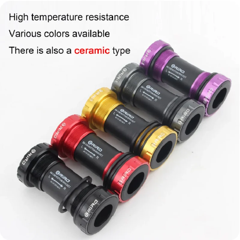 RIRO BB68/BB92 68/73MM MTB Bicycle Ceramic Bottom Bracket Threaded BB Sealed Bearings Road Bike 1.37/24mm Shaft Univesal Parts
RIRO BB68/BB92 68/73MM MTB Bicycle Ceramic Bottom Bracket Threaded BB Sealed Bearings Road Bike 1.37/24mm Shaft Univesal Parts