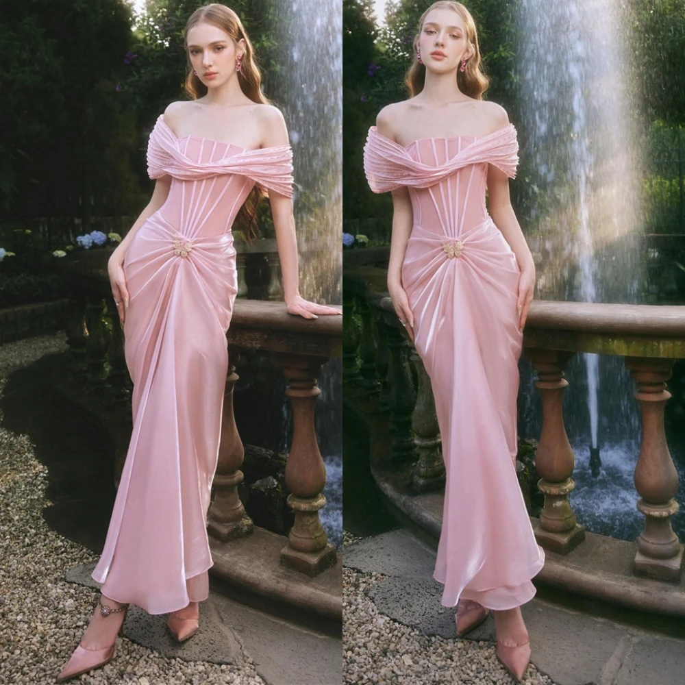 Customized Modern Satin Strapless Evening Dress Delicate Off the Shoulder Prom Dresses Luxury Mermaid Special Occasion Gowns
Customized Modern Satin Strapless Evening Dress Delicate Off the Shoulder Prom Dresses Luxury Mermaid Special Occasion Gowns