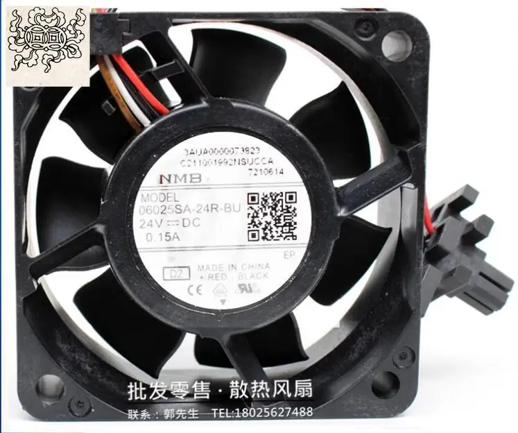 Ltsf For NMB 06025SA-24R-BU DC 24V 0.15A 60x60x25mm 4-Wire Server Cooling Fan
Ltsf For NMB 06025SA-24R-BU DC 24V 0.15A 60x60x25mm 4-Wire Server Cooling Fan