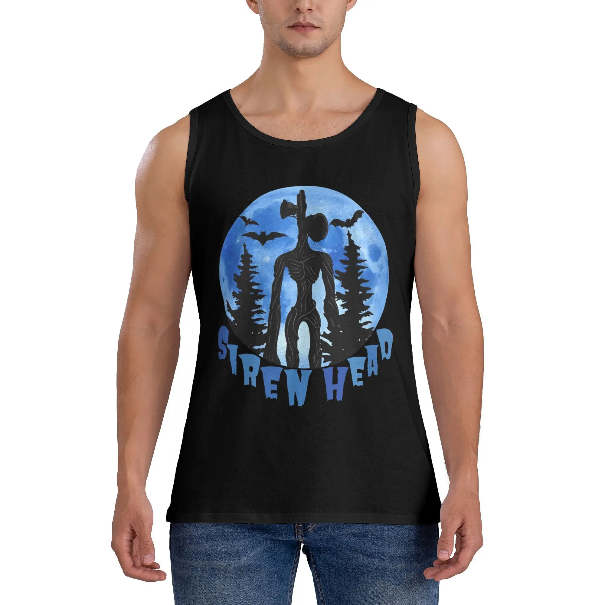 Siren Head blue Tank Top Males Gym Oversize Tops Beach Muscle Design Sleeveless Shirts
Siren Head blue Tank Top Males Gym Oversize Tops Beach Muscle Design Sleeveless Shirts