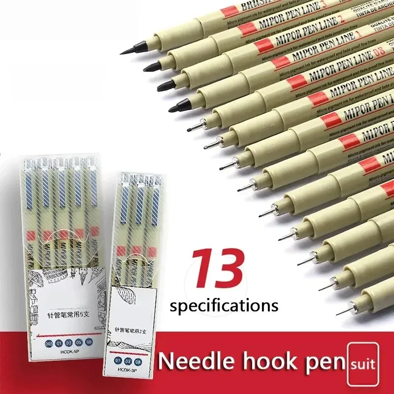 3pcs Manga Markers Needle Pen Art Hand-painted Hook Line Pen Sketch Pens Stationery Set Art School Supplies Art Sakura Pen New
3pcs Manga Markers Needle Pen Art Hand-painted Hook Line Pen Sketch Pens Stationery Set Art School Supplies Art Sakura Pen New