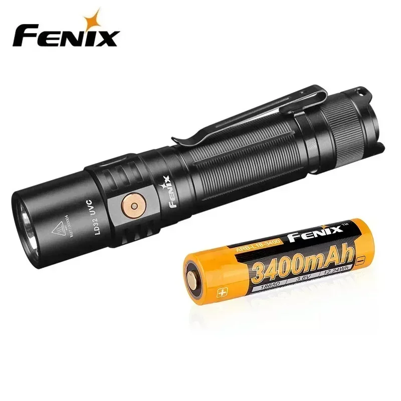 Портативный фонарик UVC Fenix LD32 с максимальной выходной мощностью 1200 люмен со стандартной литий-ионной батареей
Портативный фонарик UVC Fenix LD32 с максимальной выходной мощностью 1200 люмен со стандартной литий-ионной батареей