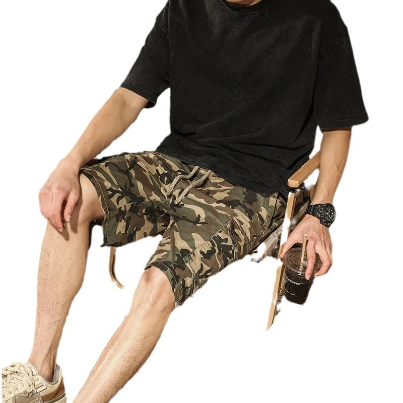 Outdoor Sport Half Pants Side Pocket Cotton Men Camouflage Overalls Loose Casual Comfortable Shorts Mens Brand Camo Shorts
Outdoor Sport Half Pants Side Pocket Cotton Men Camouflage Overalls Loose Casual Comfortable Shorts Mens Brand Camo Shorts