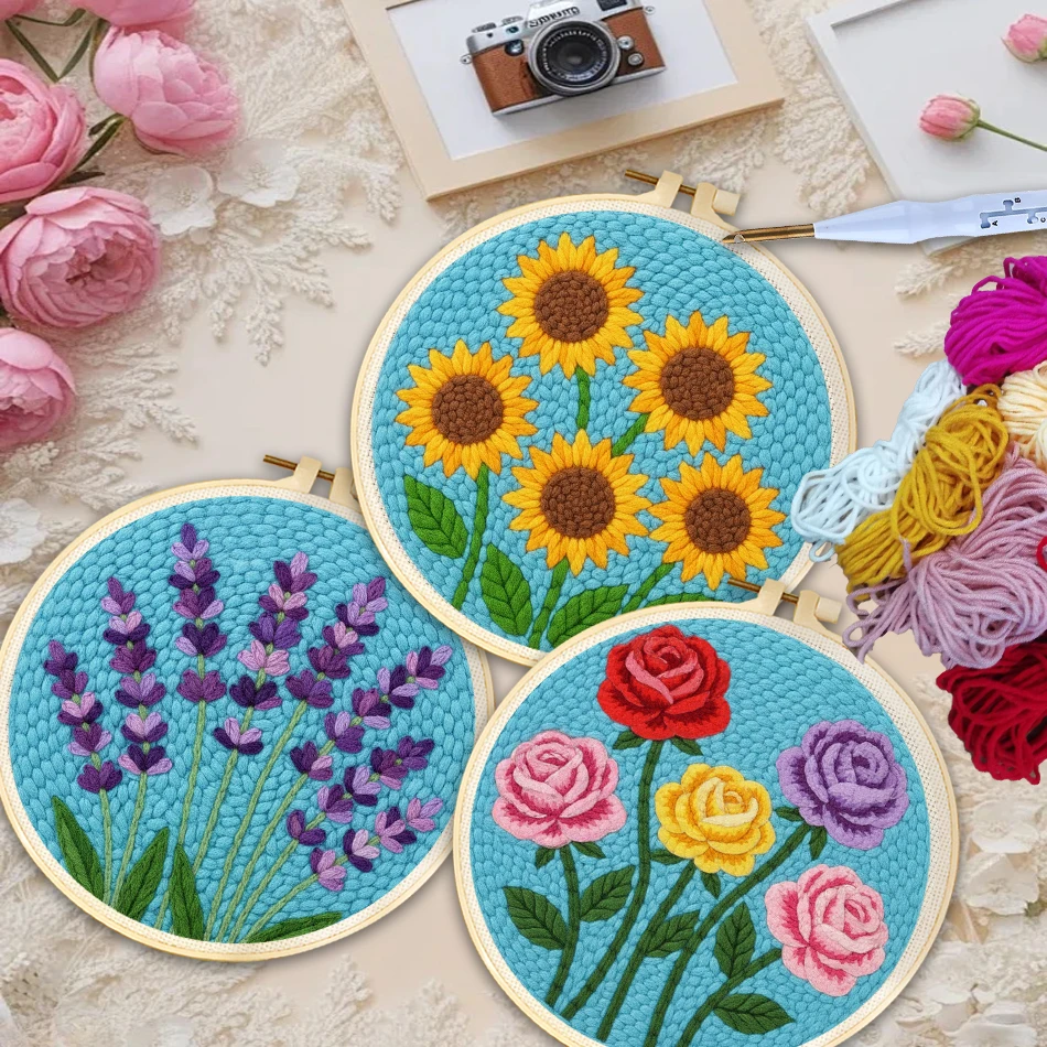 CHENISTORY Подсолнух, лаванда, перфоратор, игла и урна, набор перфораторов с инструкциями, пряжа, нить, штампованная тканевая ручка для подарка своими руками
CHENISTORY Подсолнух, лаванда, перфоратор, игла и урна, набор перфораторов с инструкциями, пряжа, нить, штампованная тканевая ручка для подарка своими руками