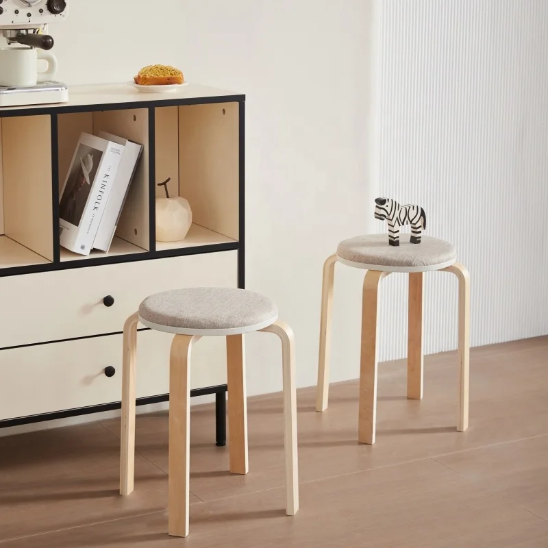 #Modern Home Furniture Round Stool, Stackable Backless Bentwood Dining Chair. Seat Color Can Be Customized.
#Modern Home Furniture Round Stool, Stackable Backless Bentwood Dining Chair. Seat Color Can Be Customized.